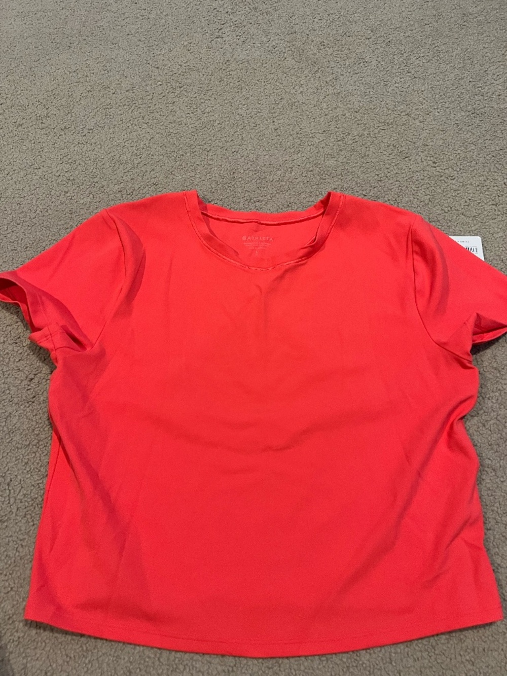 Transcend Open Back Tee. Large. Punch. NWT. - Picture 4 of 10